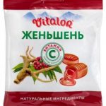 Карамель с витамином C со вкусом женьшеня