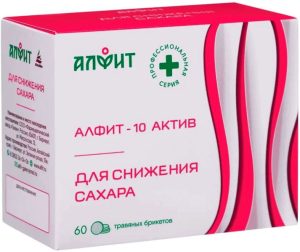 Алфит-10 актив для профилактики сахарного диабета